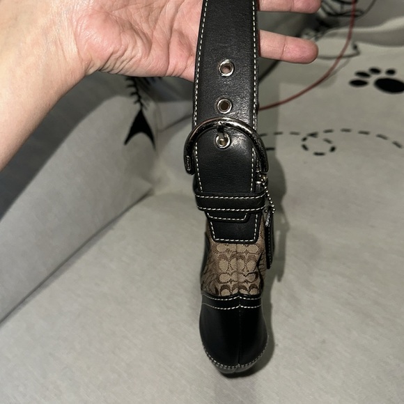 Coach Brown small signature hobo bag and wristlet 💕 vintage - Picture 13 of 16